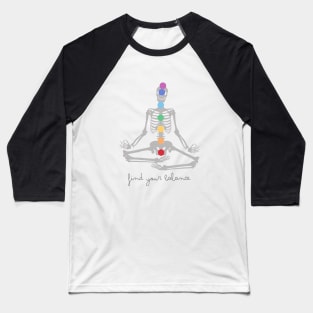 Balance and meditation Baseball T-Shirt